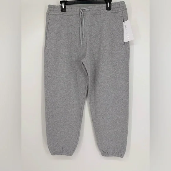 NWT ATHLETA Easy Fleece Jogger- Gray/ Size Large - Picture 3 of 7